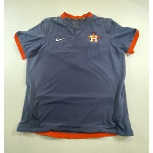 Houston Astros Nike Authentic Collection Short Sleeve Hot Pullover Jacket